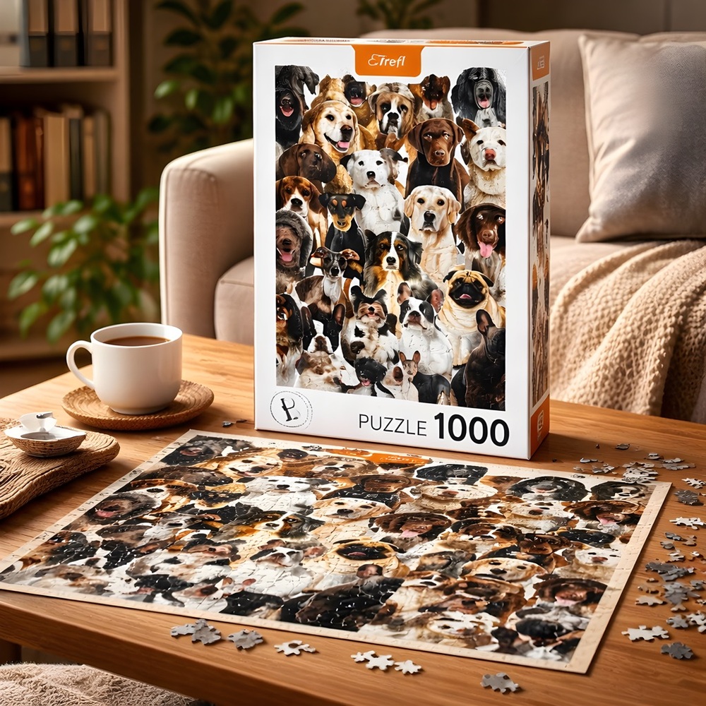 Trefl 1000 Piece “Cute Buddies” Dog Puzzle